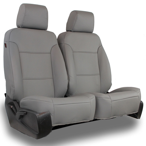 ExactFit Leatherette Seat Covers (Pair, Includes Headrest Covers)