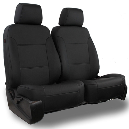 Custom Made Leatherette Seat Covers (Pair, Includes Headrest Covers)