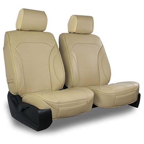 Semi-Custom Leatherette Seat Covers (Pair, Includes Headrest Covers)